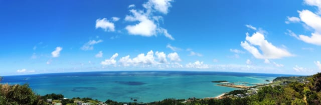 360度見渡せる海