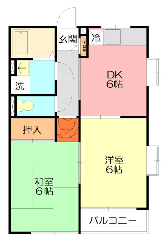 シェルム戸塚B棟 間取り
